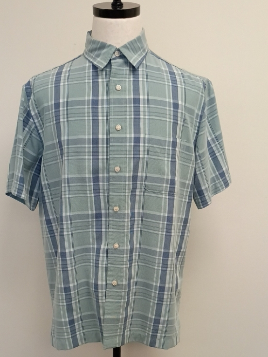Roundtree & Yorke Other - Roundtree & Yorke Plaid Short Sleeve Button Down Shirt Size Large
